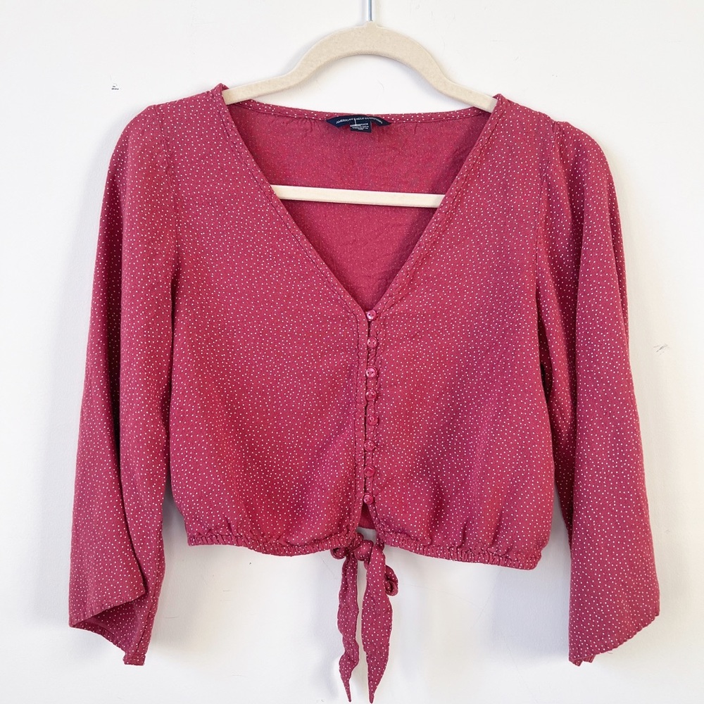 *SOLD* American Eagle Tie Front Blouse